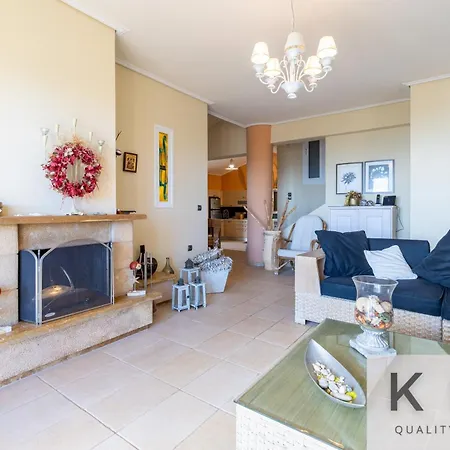 Alafona Sea View Maisonette In Village فيلة Vlachata